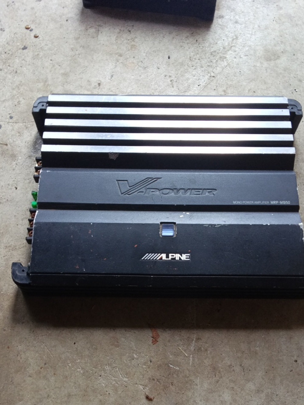 Alpine V-Power Black Car Amplifier - MRP-M550